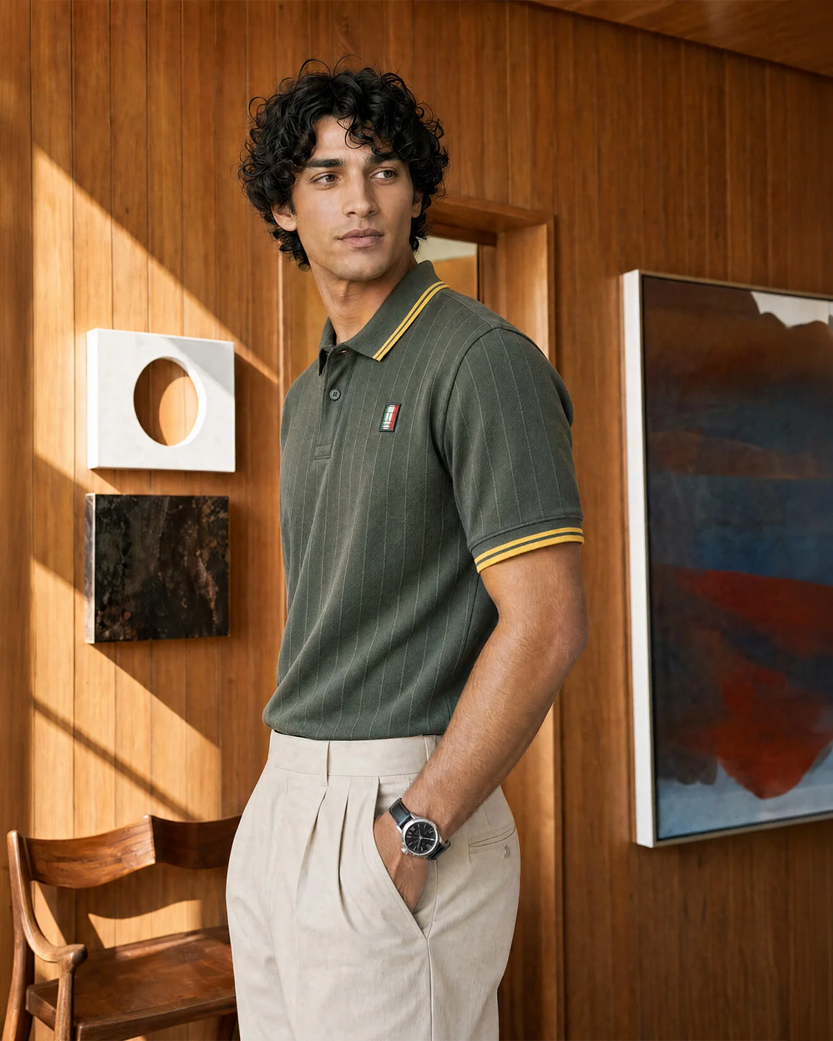Lotto Courtline Italian Polo - Jungle Green