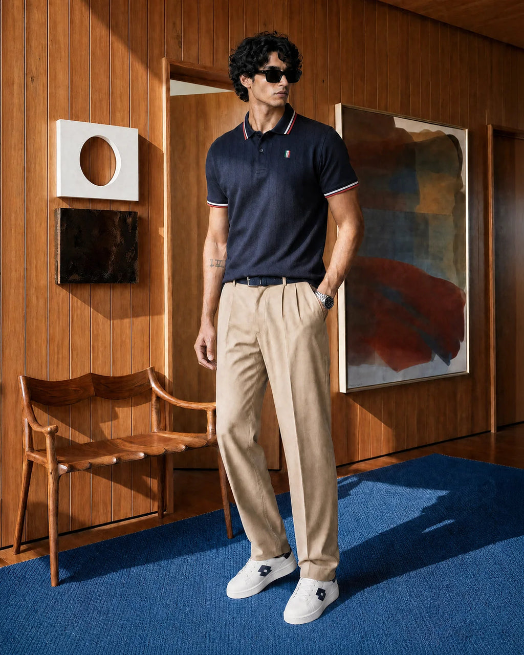 Lotto Courtline Italian Polo - Dark Navy