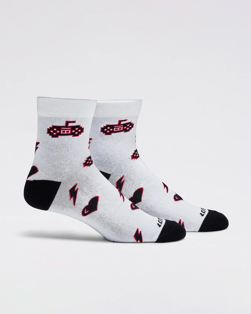 StreetPlay Socks 2.0 Pack of 2 - Gardenia & Black Beauty