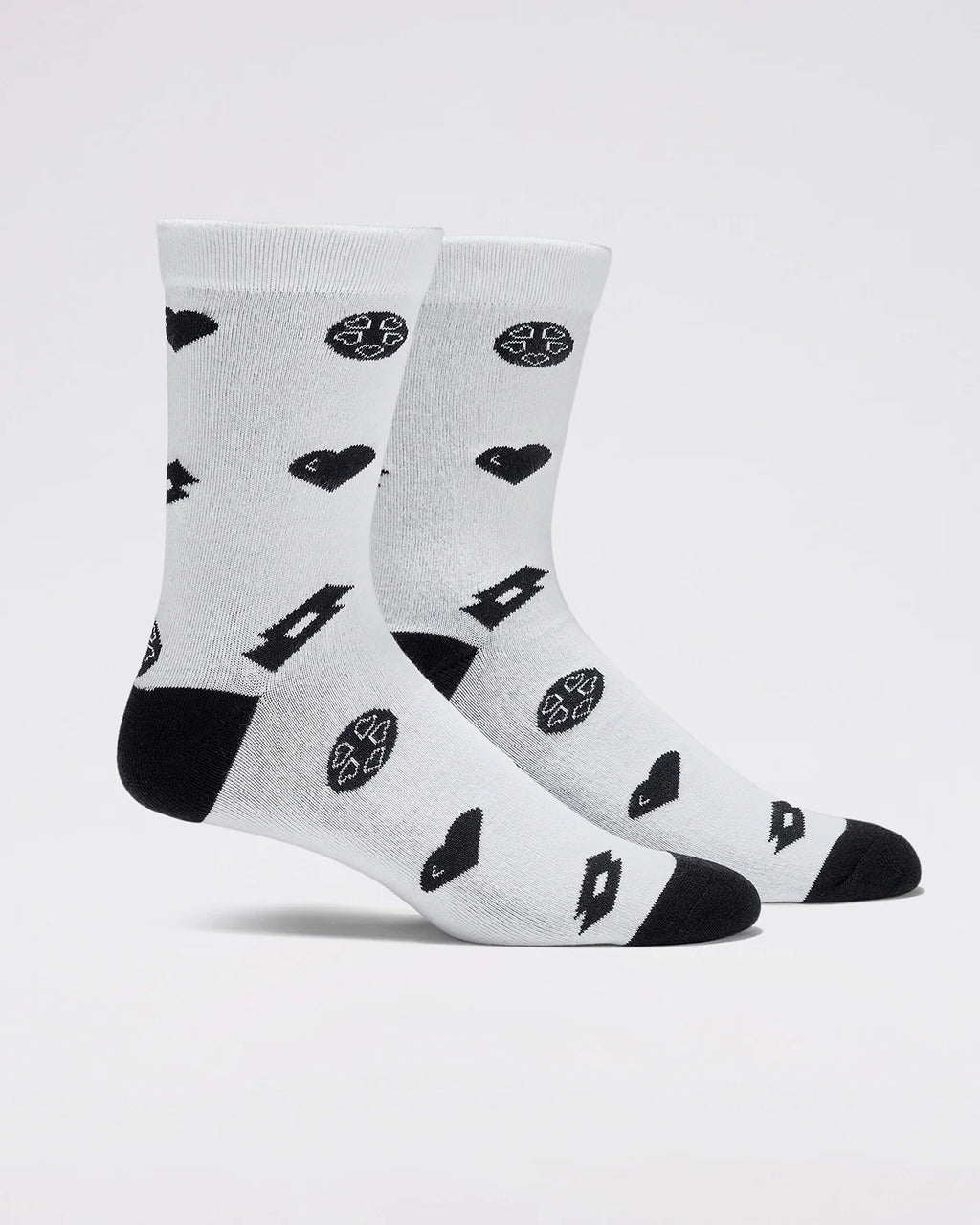 Courtline Socks 1.0 Pack of 2 - Gardenia & Black Beauty