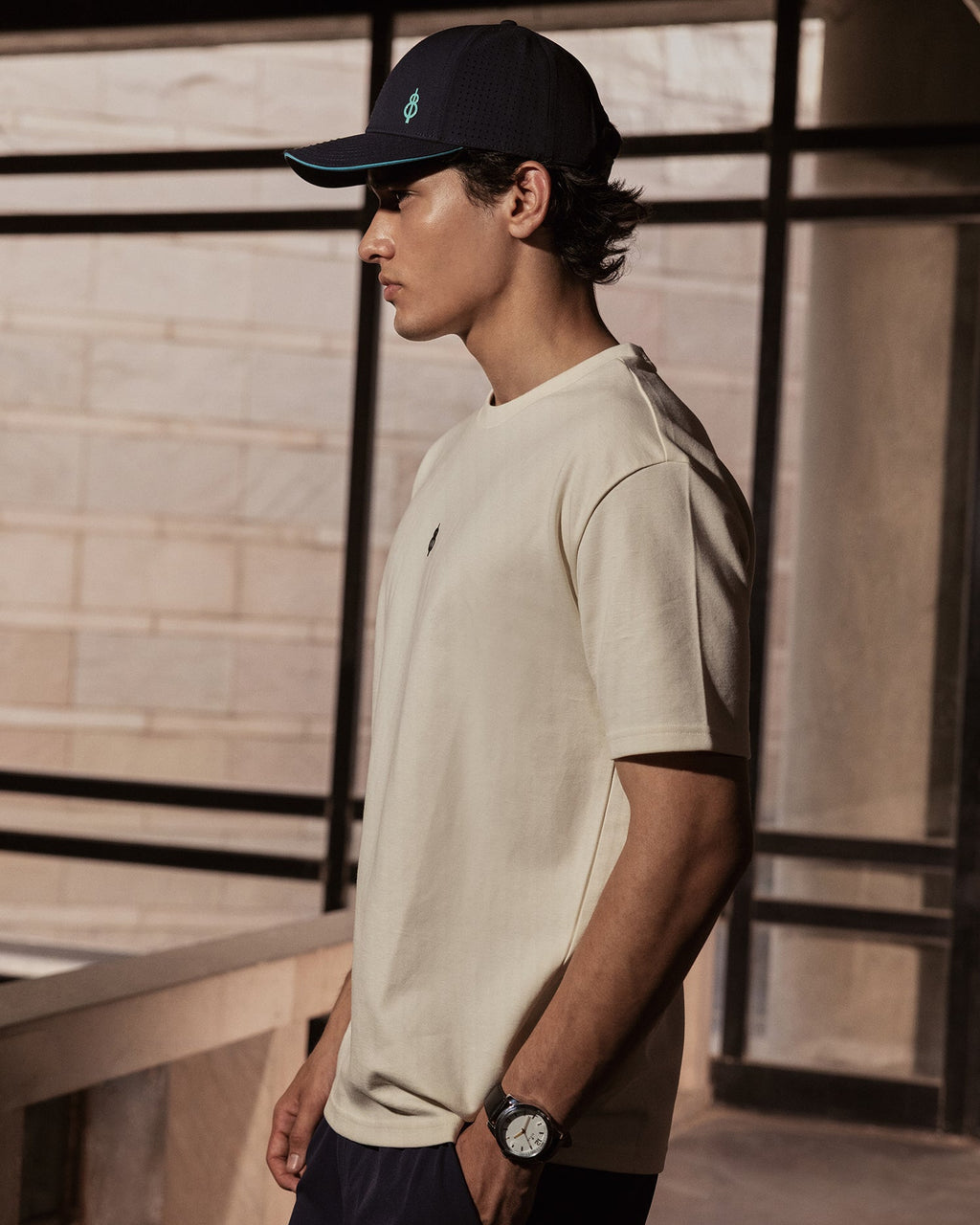 Boom Logo Relaxed T-Shirt - White