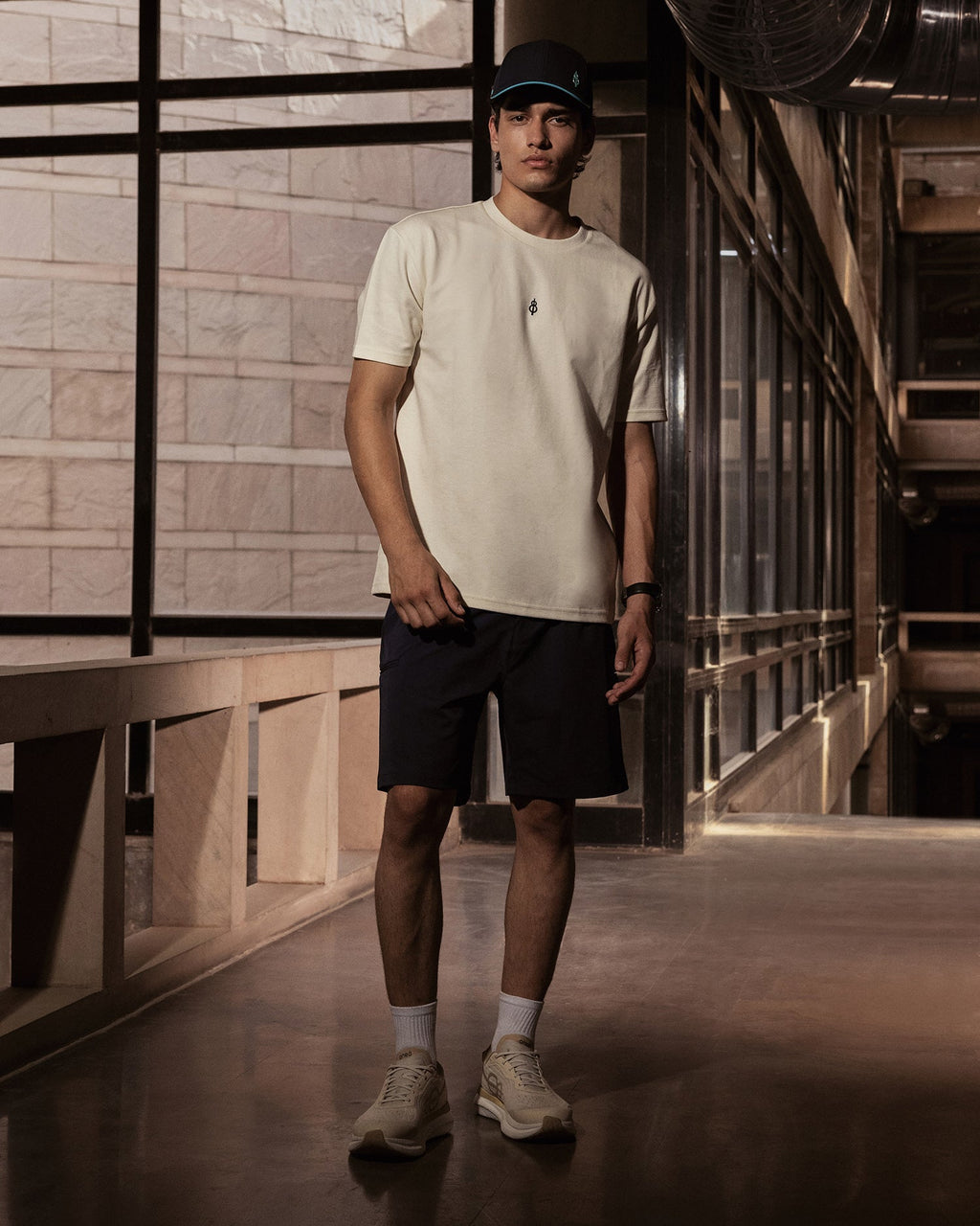 Boom Logo Relaxed T-Shirt - White