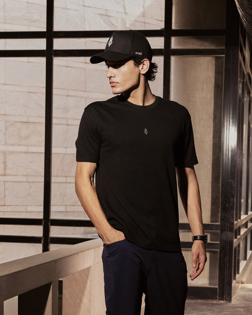 Boom Logo Relaxed T-Shirt - Black