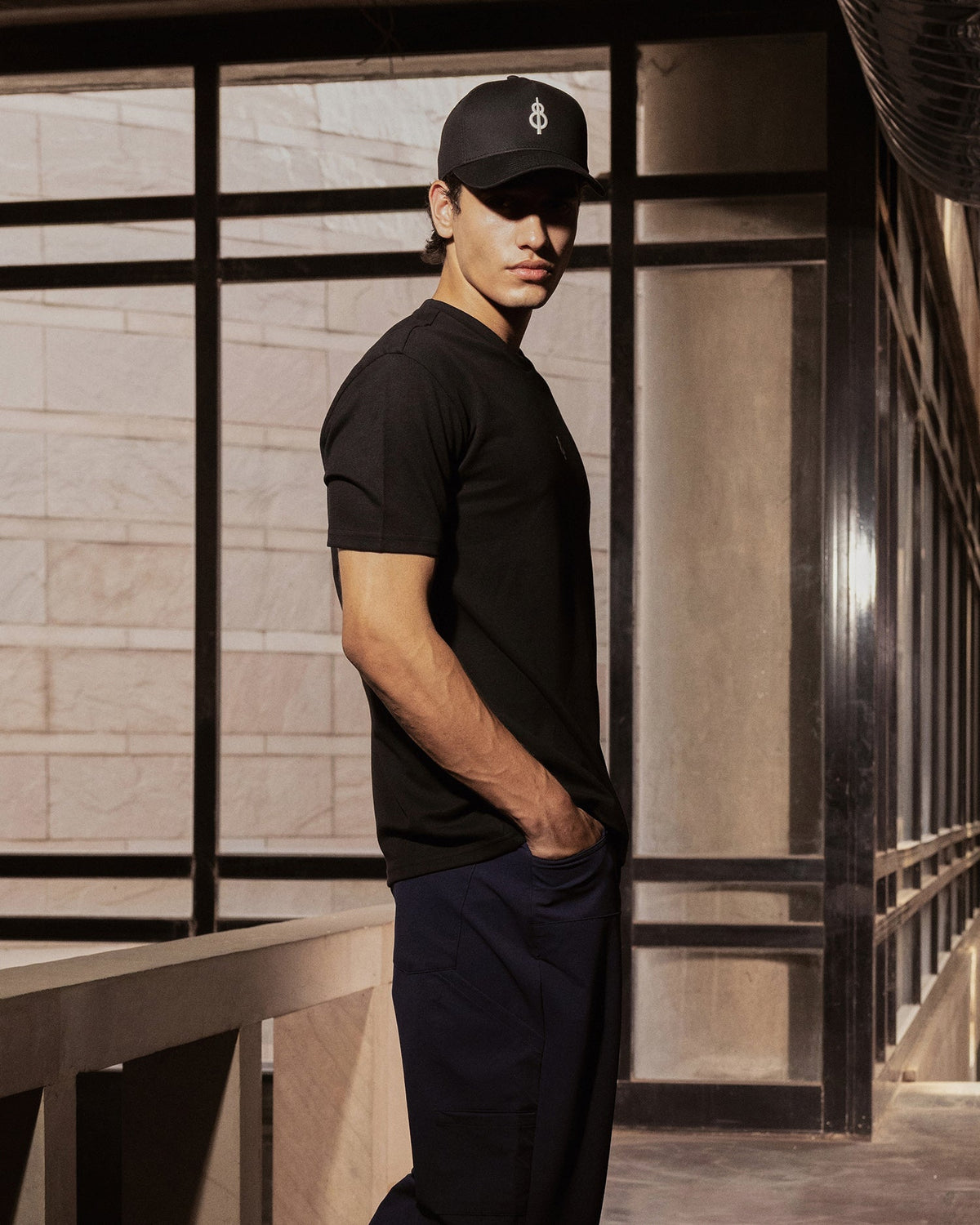 Boom Logo Relaxed T-Shirt - Black