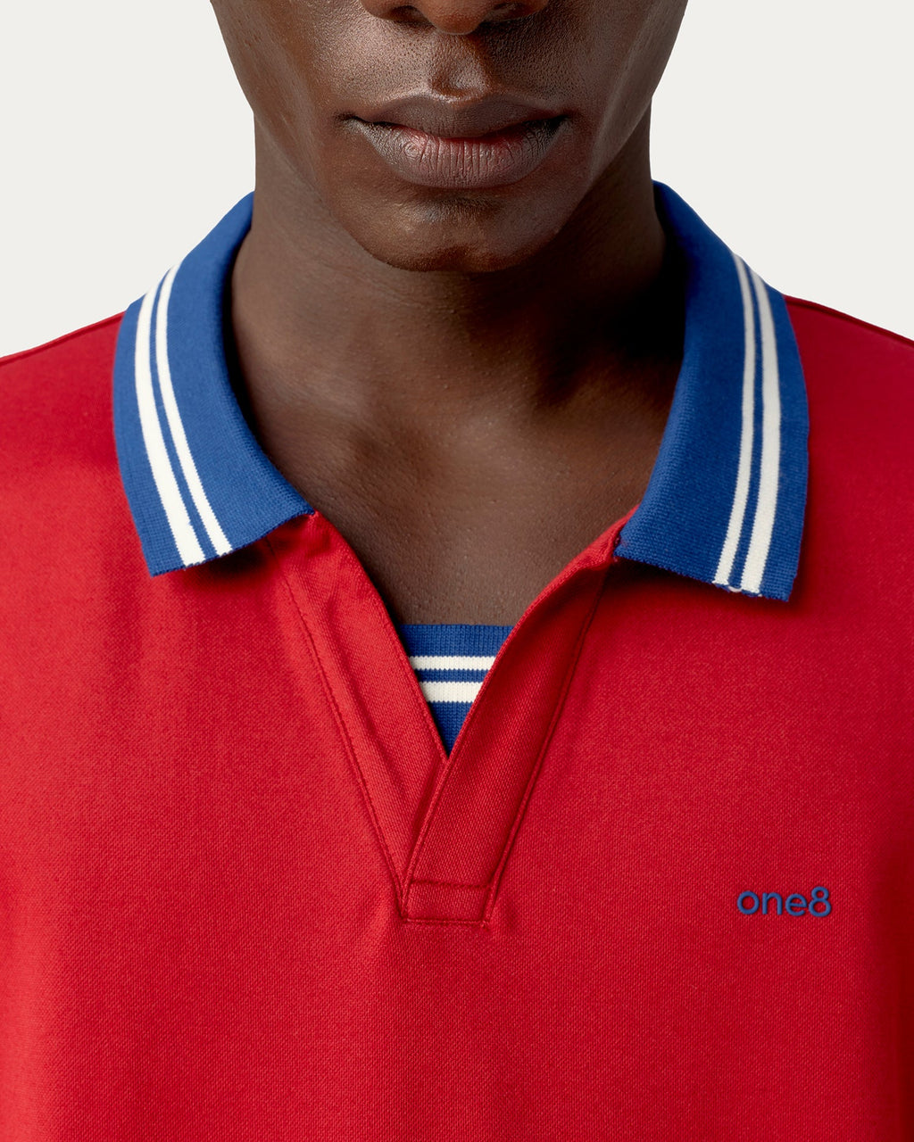 Jonny Collar Polo - Red