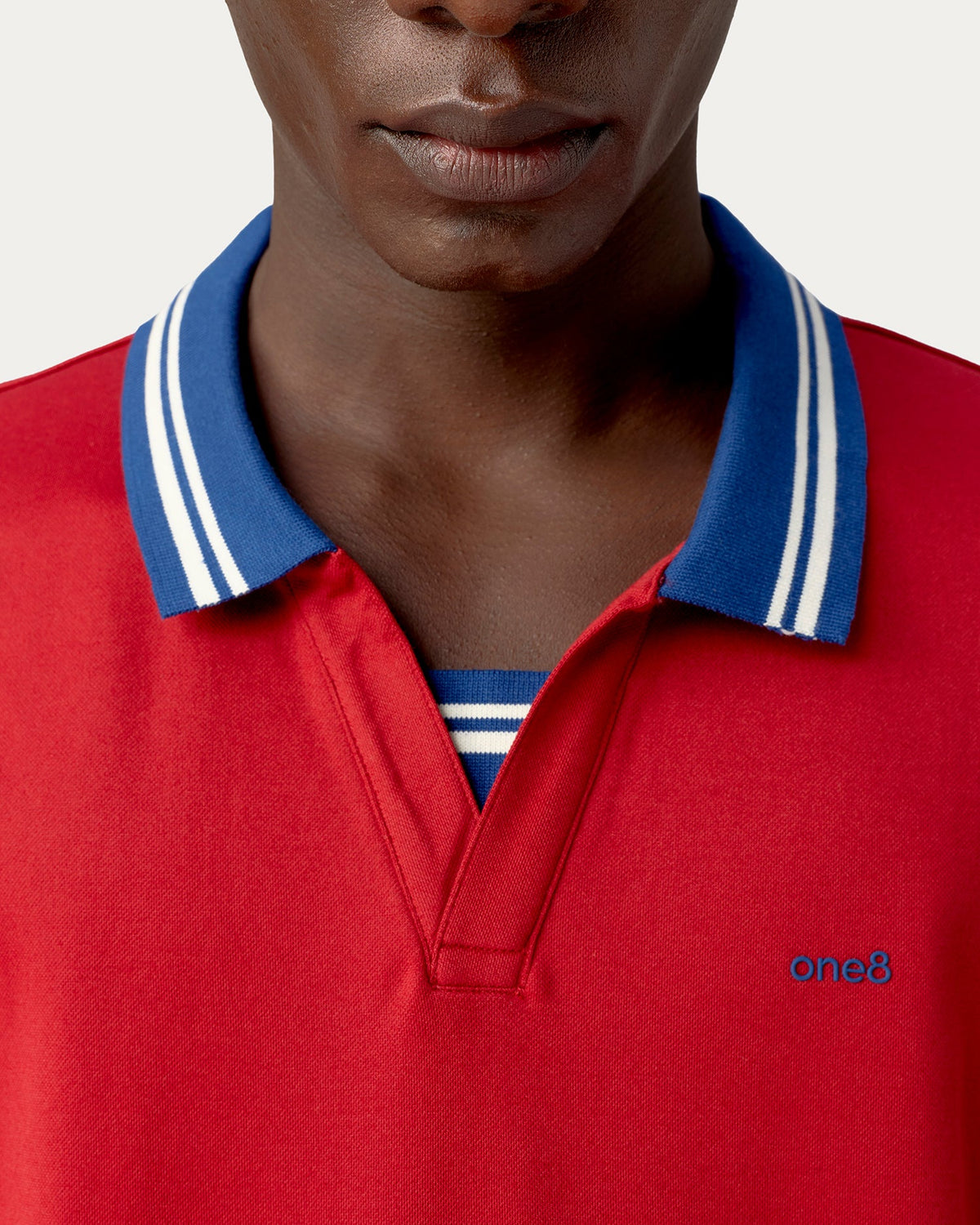 Jonny Collar Polo - Red
