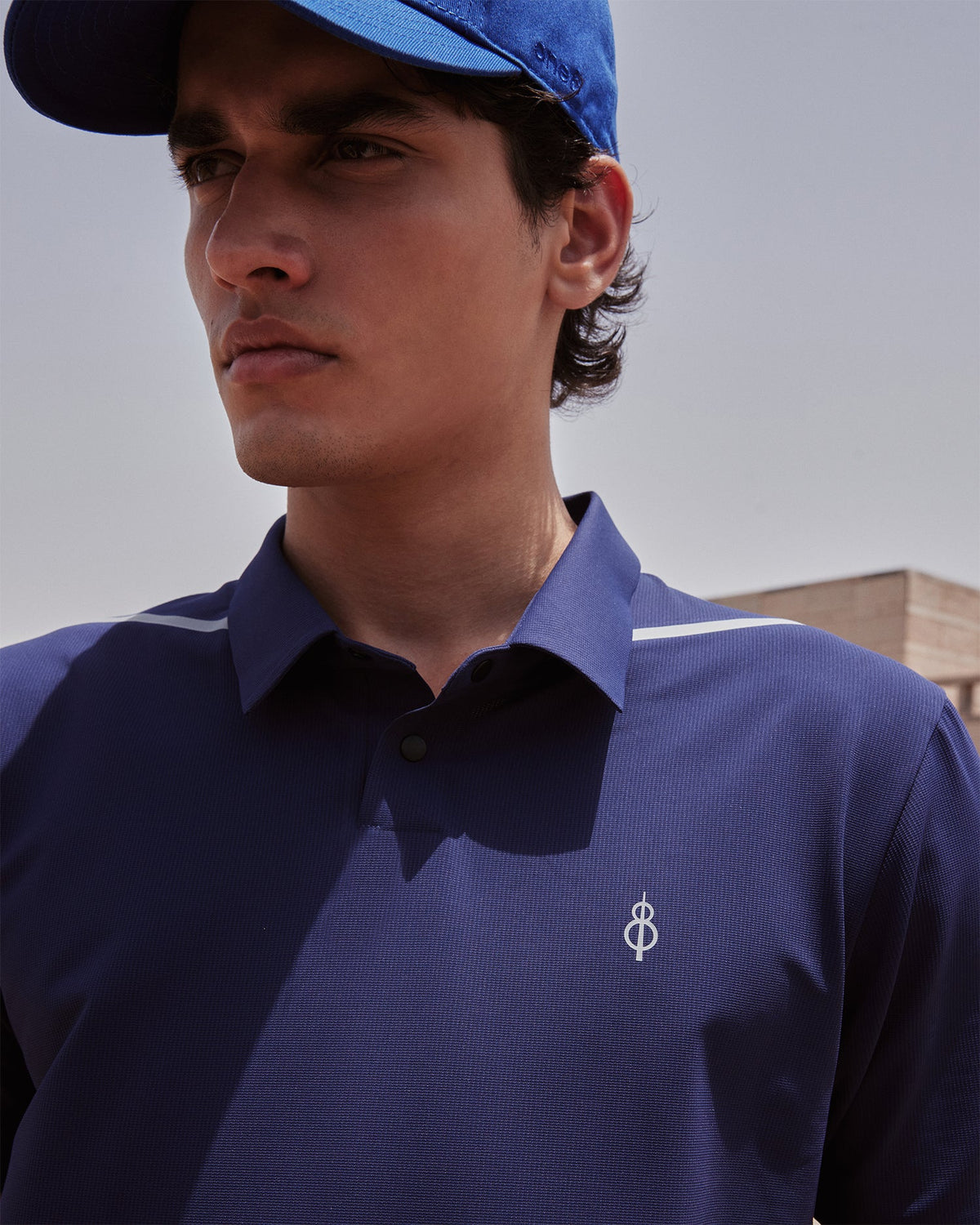 HT Tape Polo - Dark Blue
