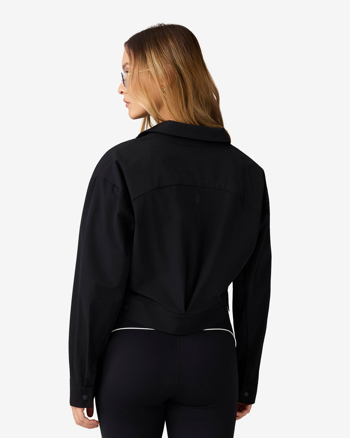 Pin High Trucker Jacket - Black